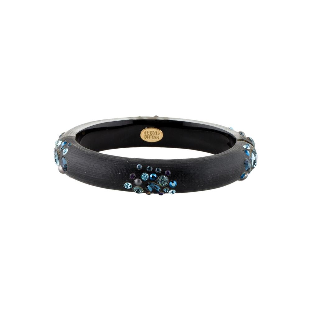 ALEXIS Bittar Crystal Hinged Lucite Bangle - OS - Picture 1 of 2